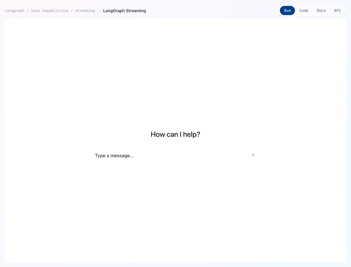 Threadplane Website workspace — live chat surface ready to receive a message